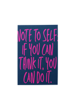 note to self | 150-page lined notebook